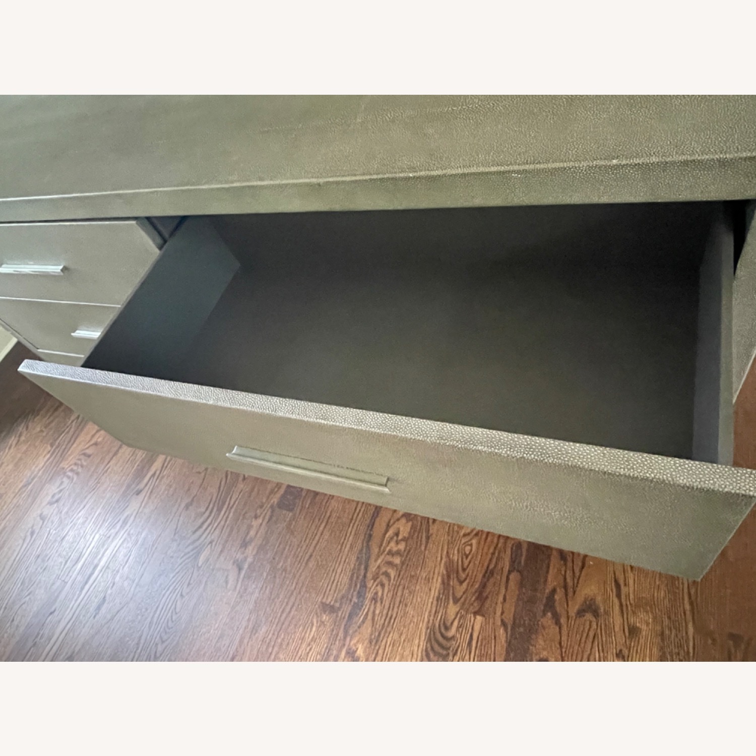 Restoration Hardware Shagreen Light Gray Dresser - image-2