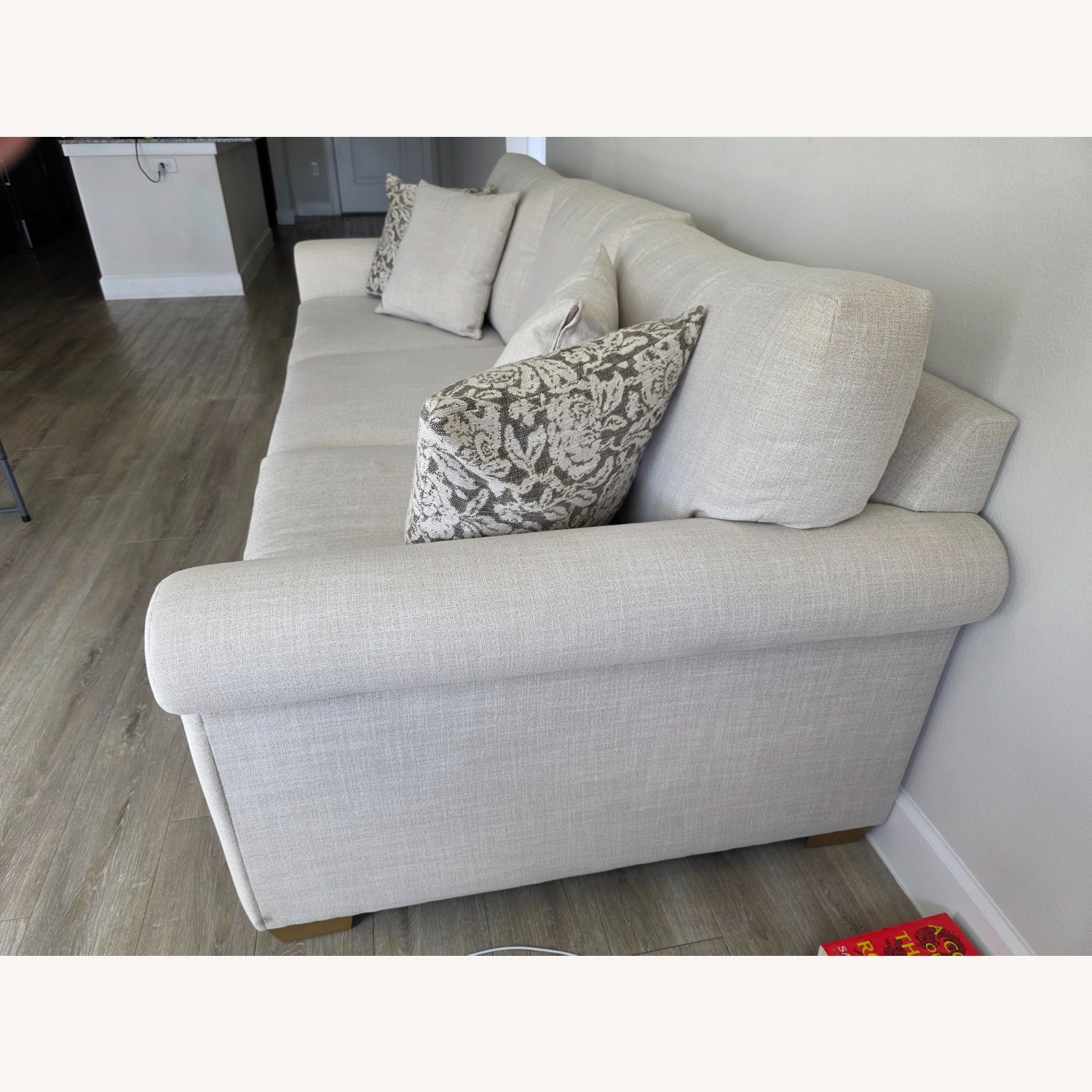 Living Spaces Lago Foam II 101" Sofa - image-5