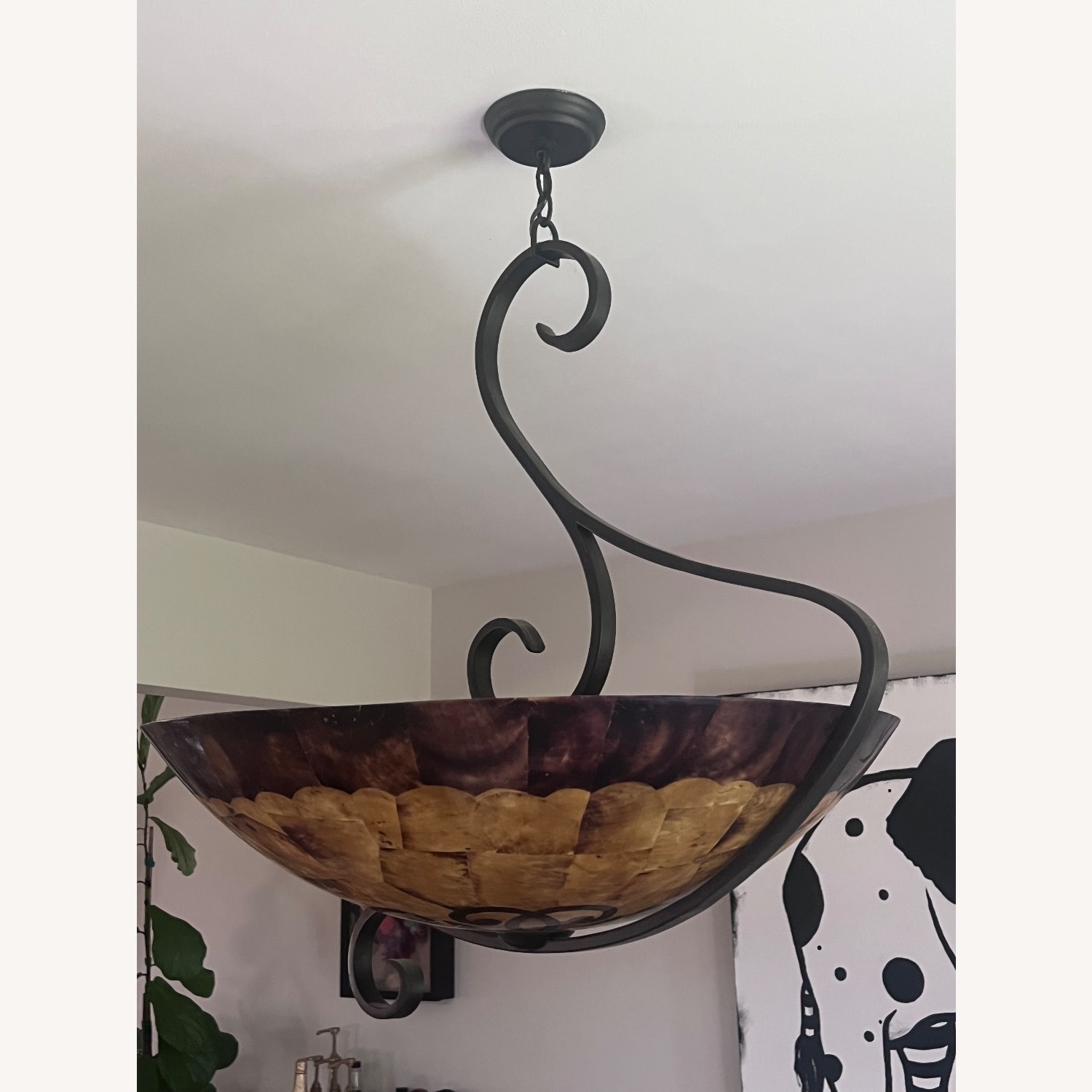 Kalco Dark Brown 4067 G-Cleft 29” Pendant Light - image-3