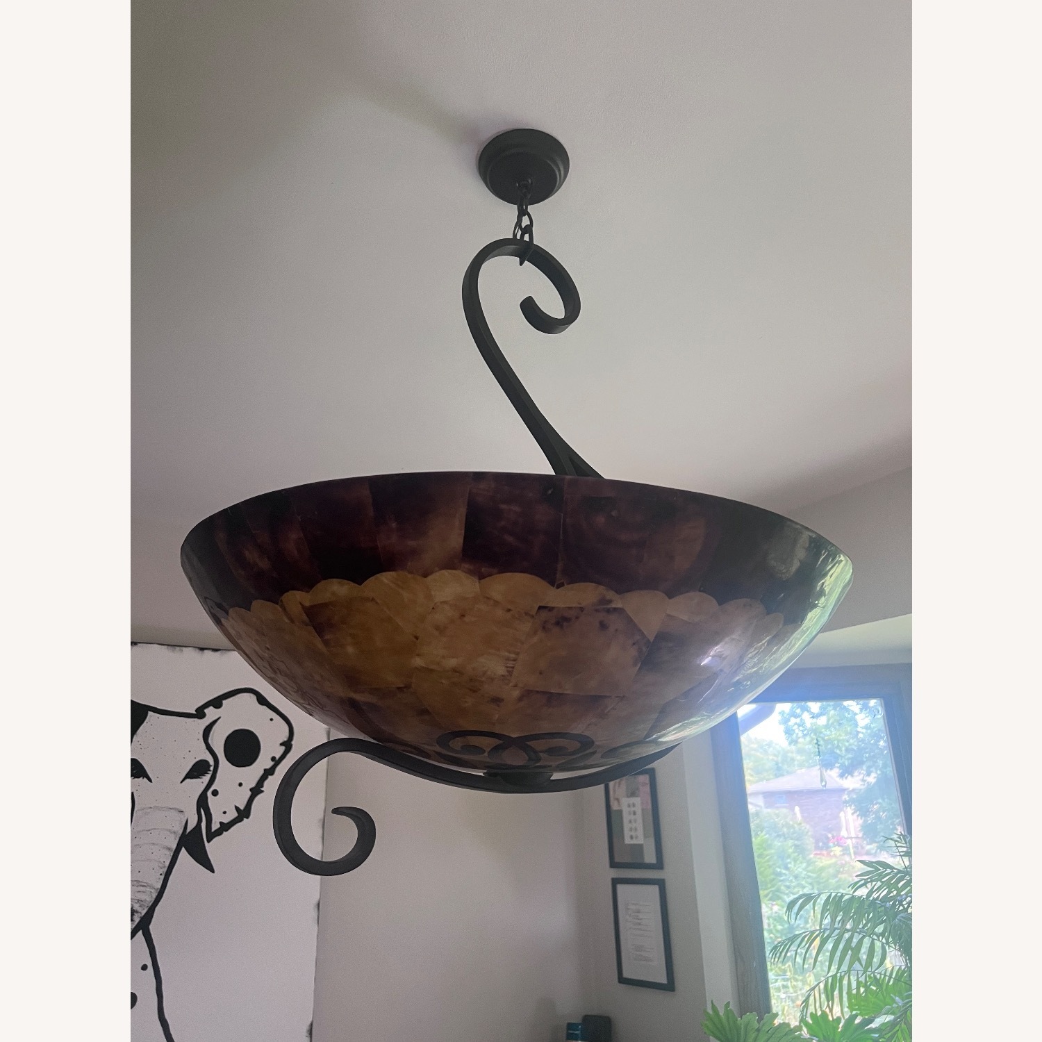 Kalco Dark Brown 4067 G-Cleft 29” Pendant Light - image-1