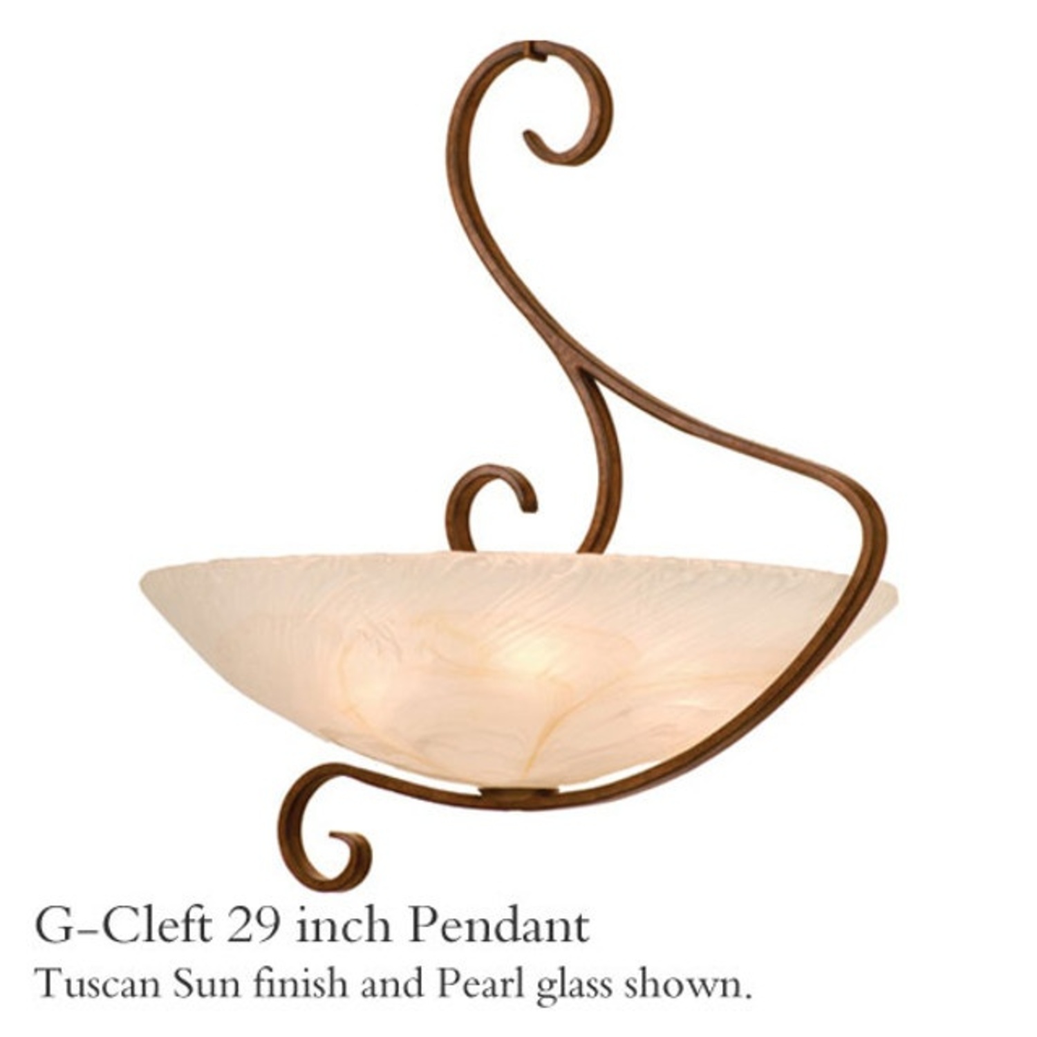 Kalco Dark Brown 4067 G-Cleft 29” Pendant Light - image-5