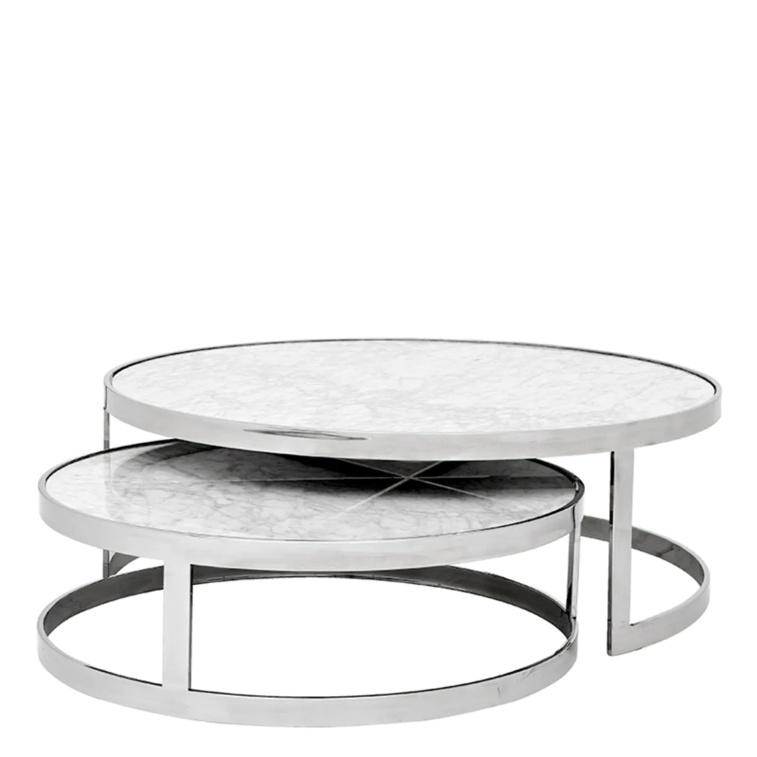 Silver Marble Coffee Table - image-4