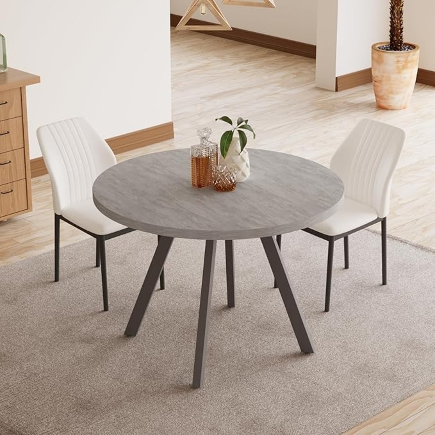 Zerifevni Round Dining Table - image-5