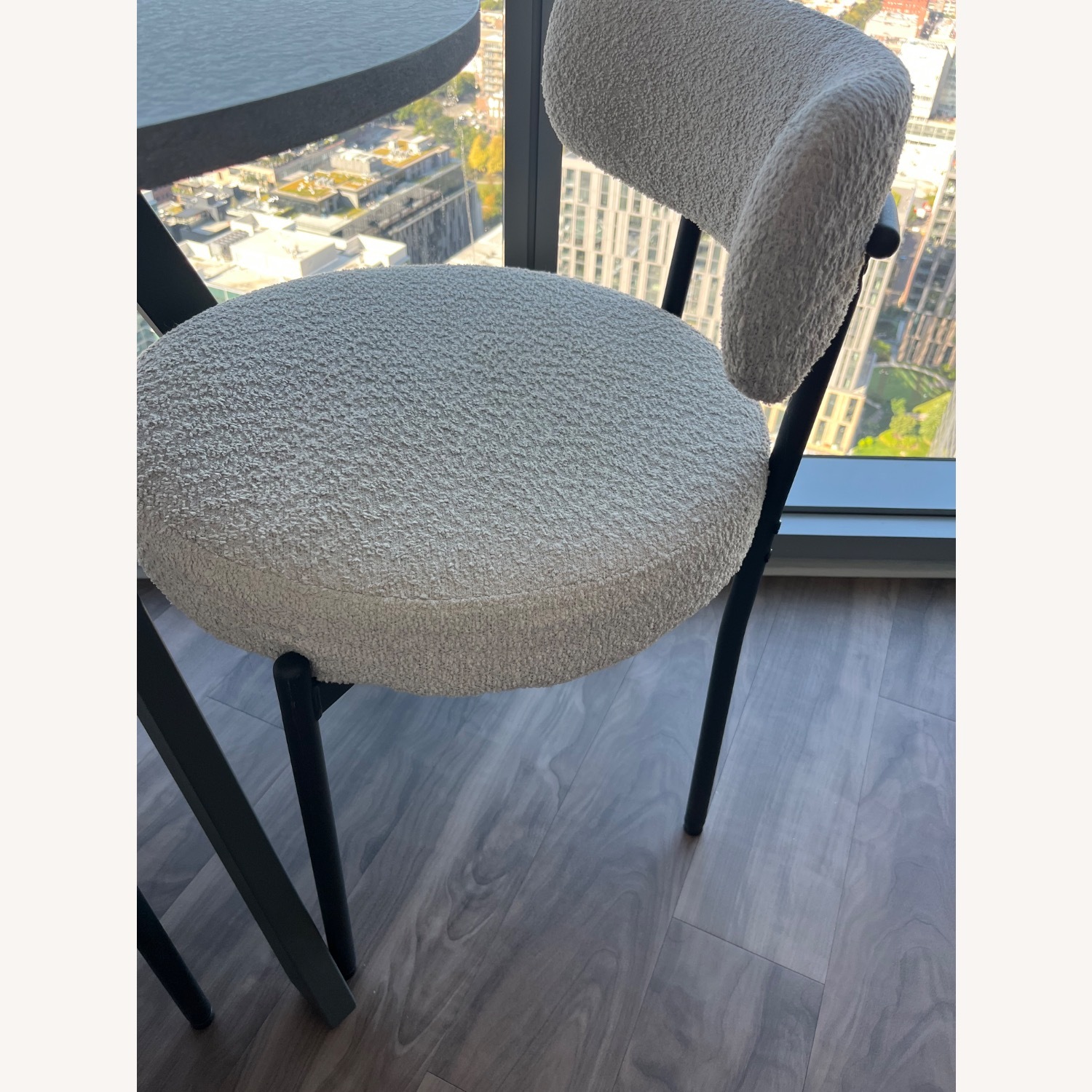 Aisall Light Gray Dining Chair - image-2