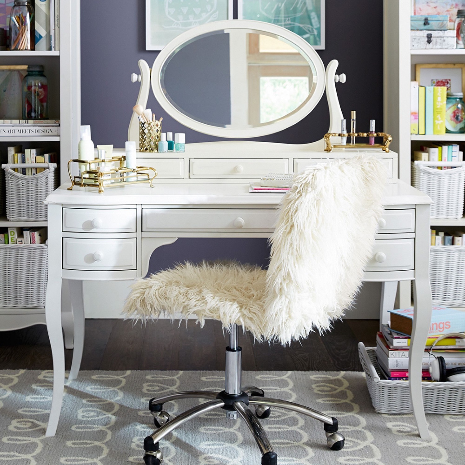 Pottery Barn Teen Lilac Desk - image-1