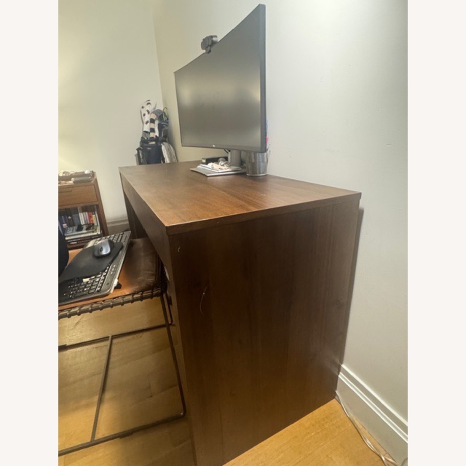 CB2 Runway 48" 2-Drawer Acacia Desk - image-4