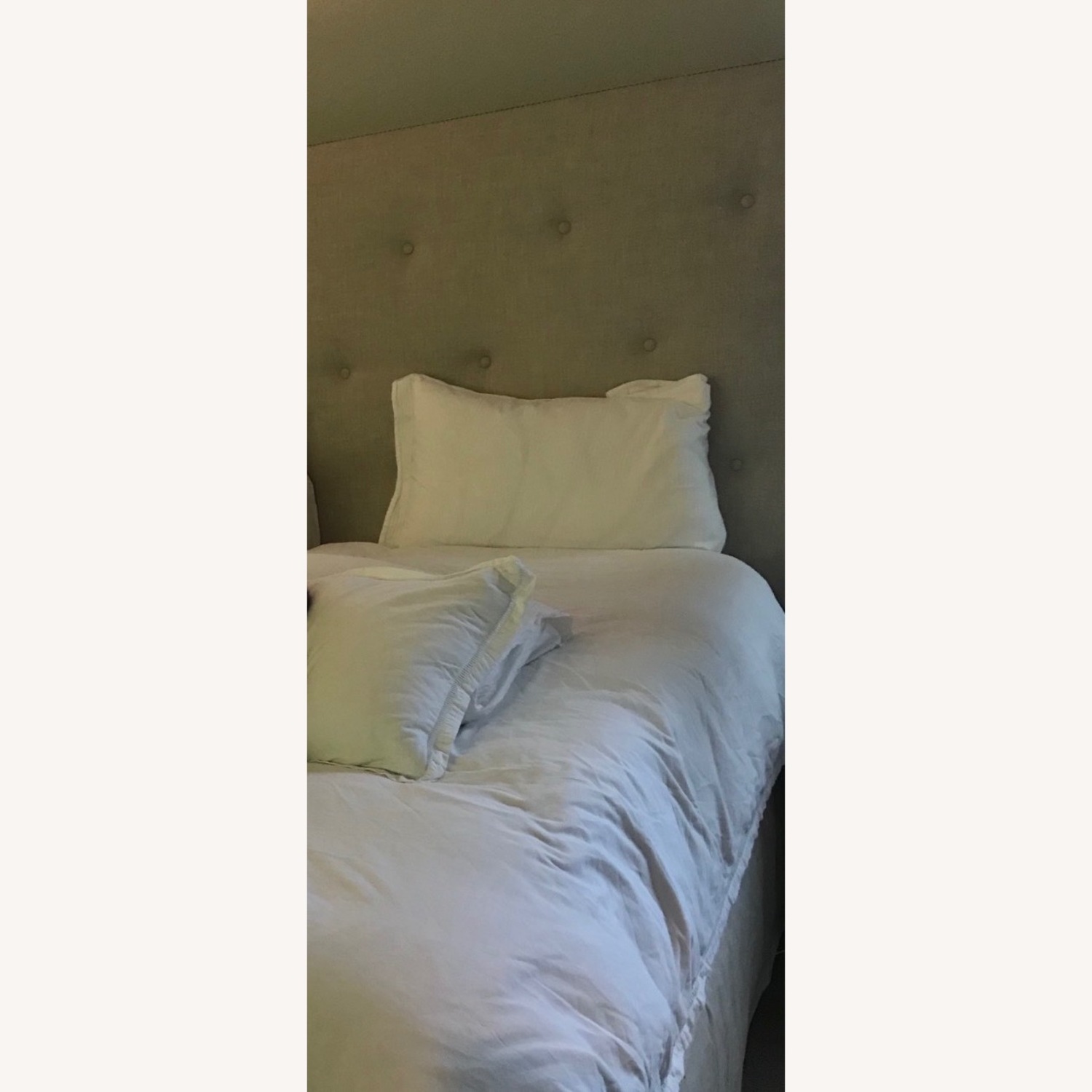 RH Adler Fabric Diamond-Tufted Shelter Bed - image-3