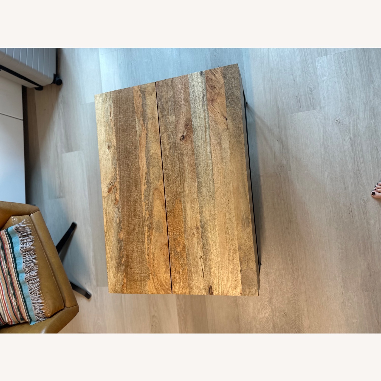 West Elm Industrial Storage Pop-Up Coffee Table - image-5