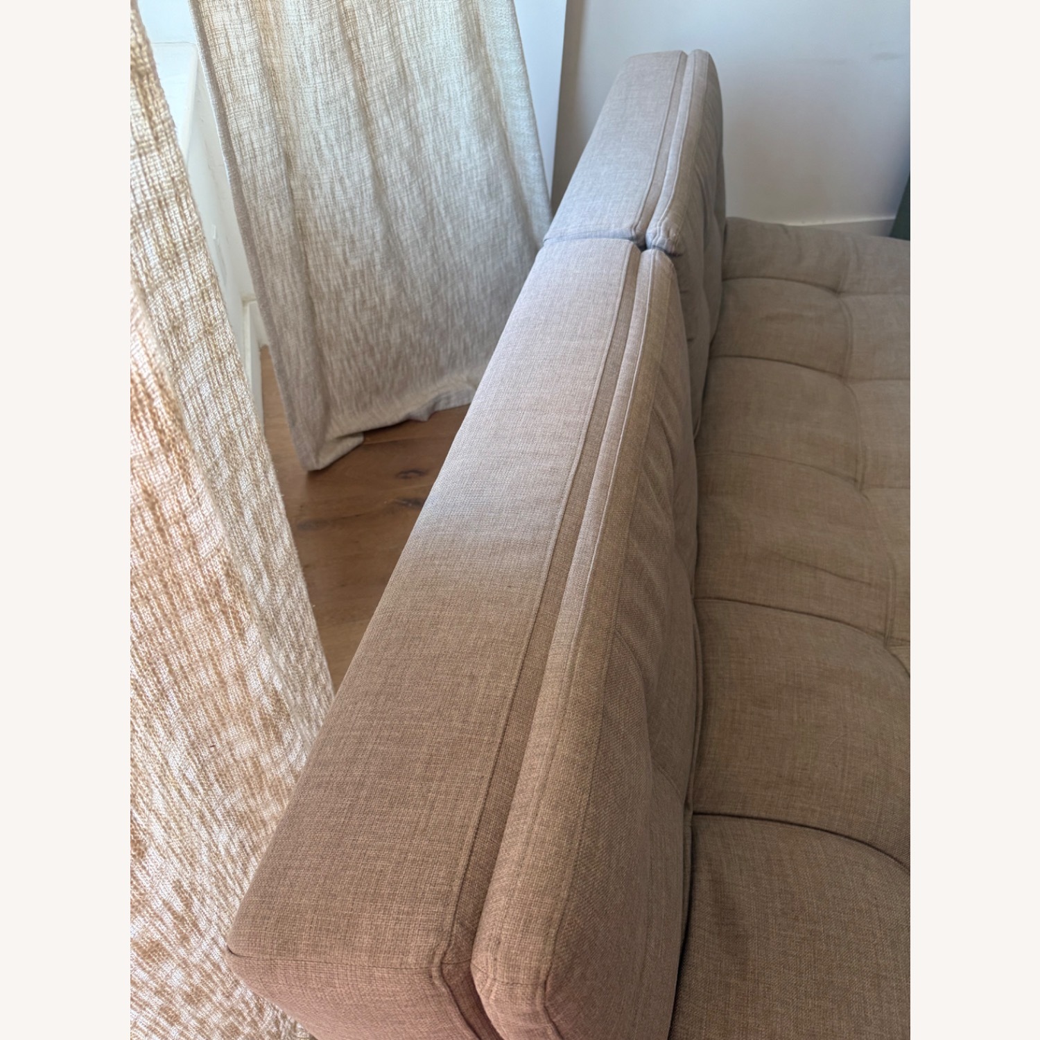 Innovation USA Light Gray Fabric Futon - image-5