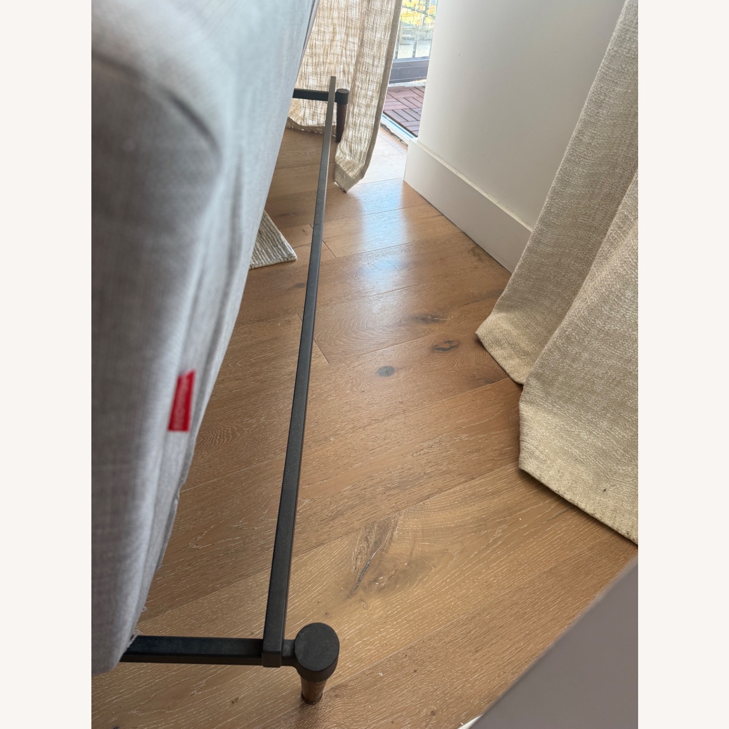 Innovation USA Light Gray Fabric Futon - image-3