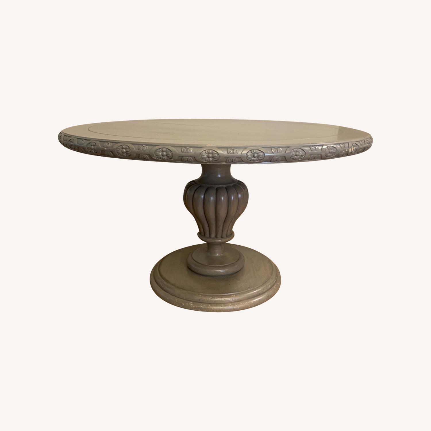 Vintage Solid Wood Dining Table - image-0