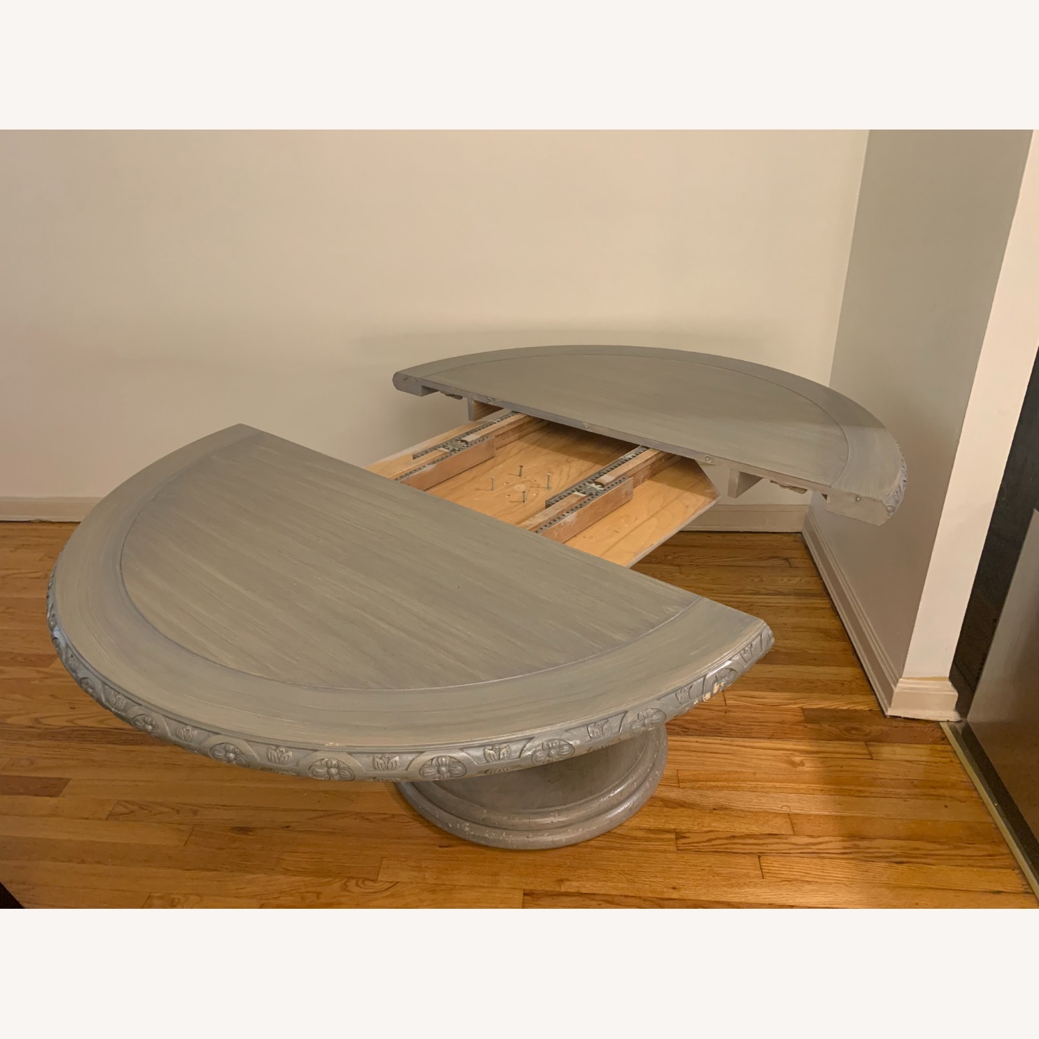 Vintage Solid Wood Dining Table - image-2