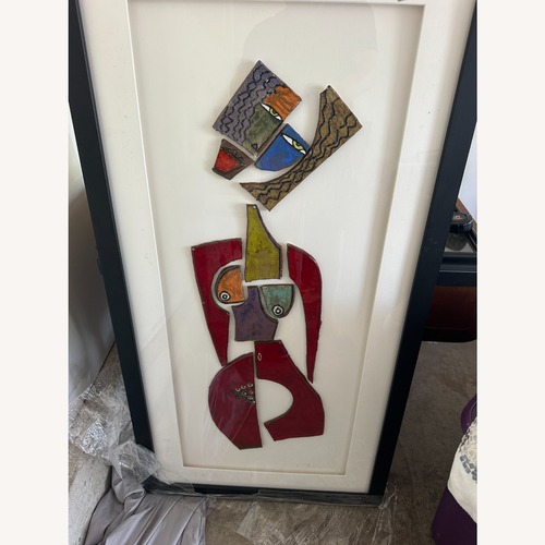 Used Kimmy Cantrell Ceramic Wall Sculpture 50” x 26” for sale on AptDeco