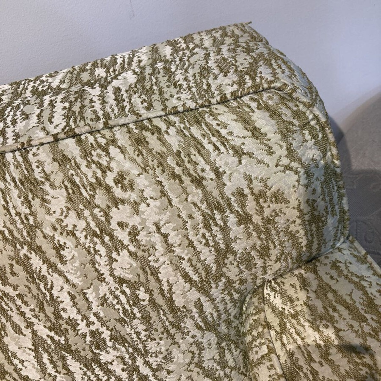 Dunbar Style MCM Hollywood Regency Curved Sofa - image-8