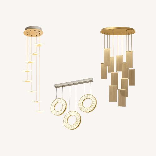 Used Set of 3 Pendant Ceiling Lights for sale on AptDeco