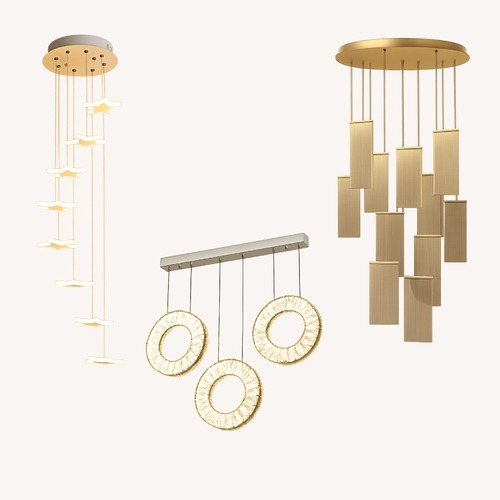 Used Set of 3 Pendant Ceiling Lights for sale on AptDeco