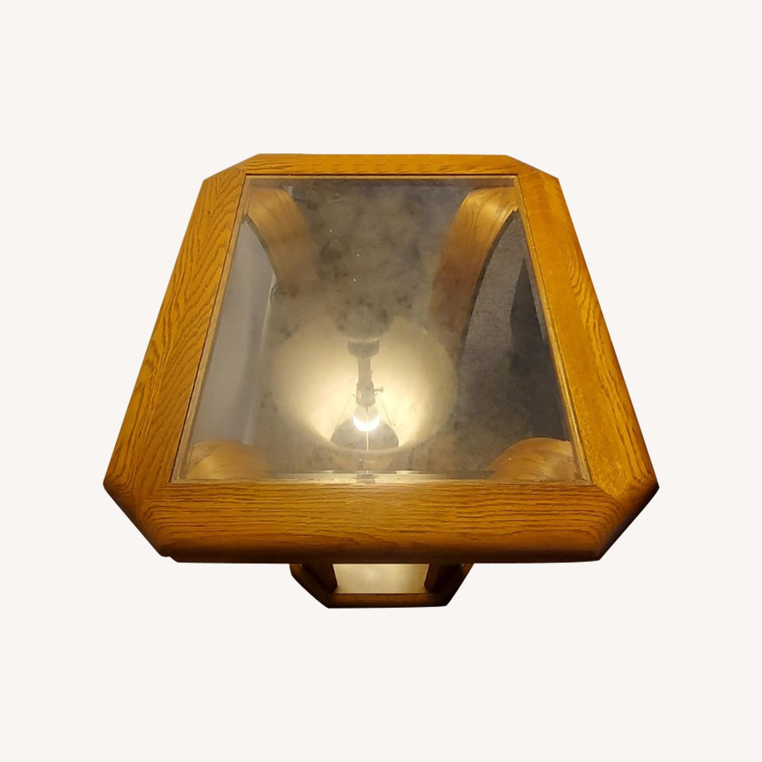 Vintage/Antique Finds Natural Wood Side Table - image-0