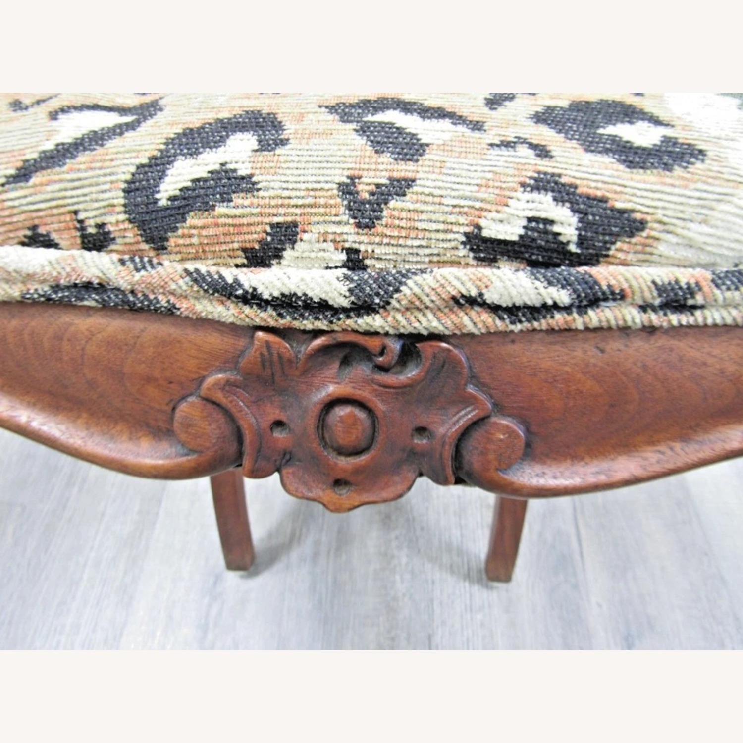 Antique Victorian Walnut Balloon Back Side Chair - image-14