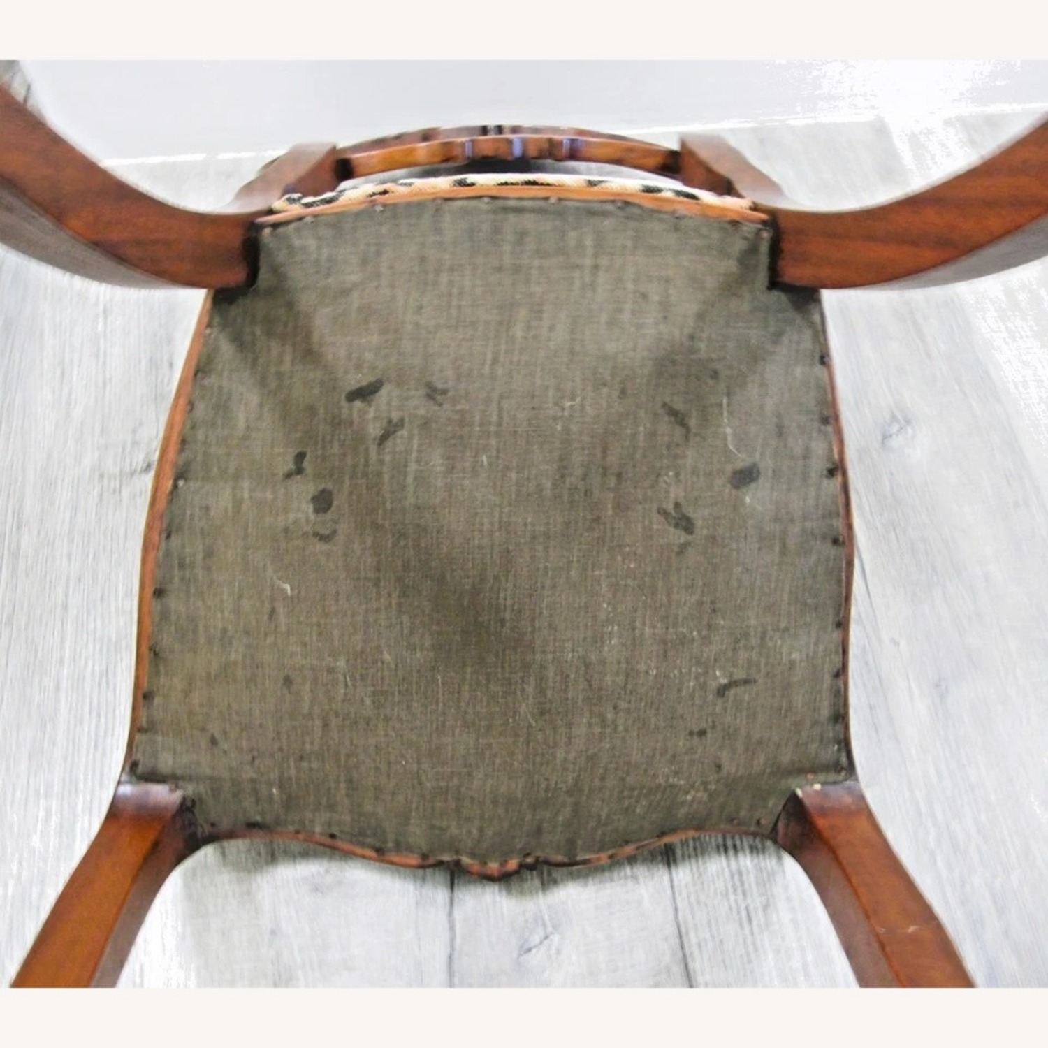 Antique Victorian Walnut Balloon Back Side Chair - image-17