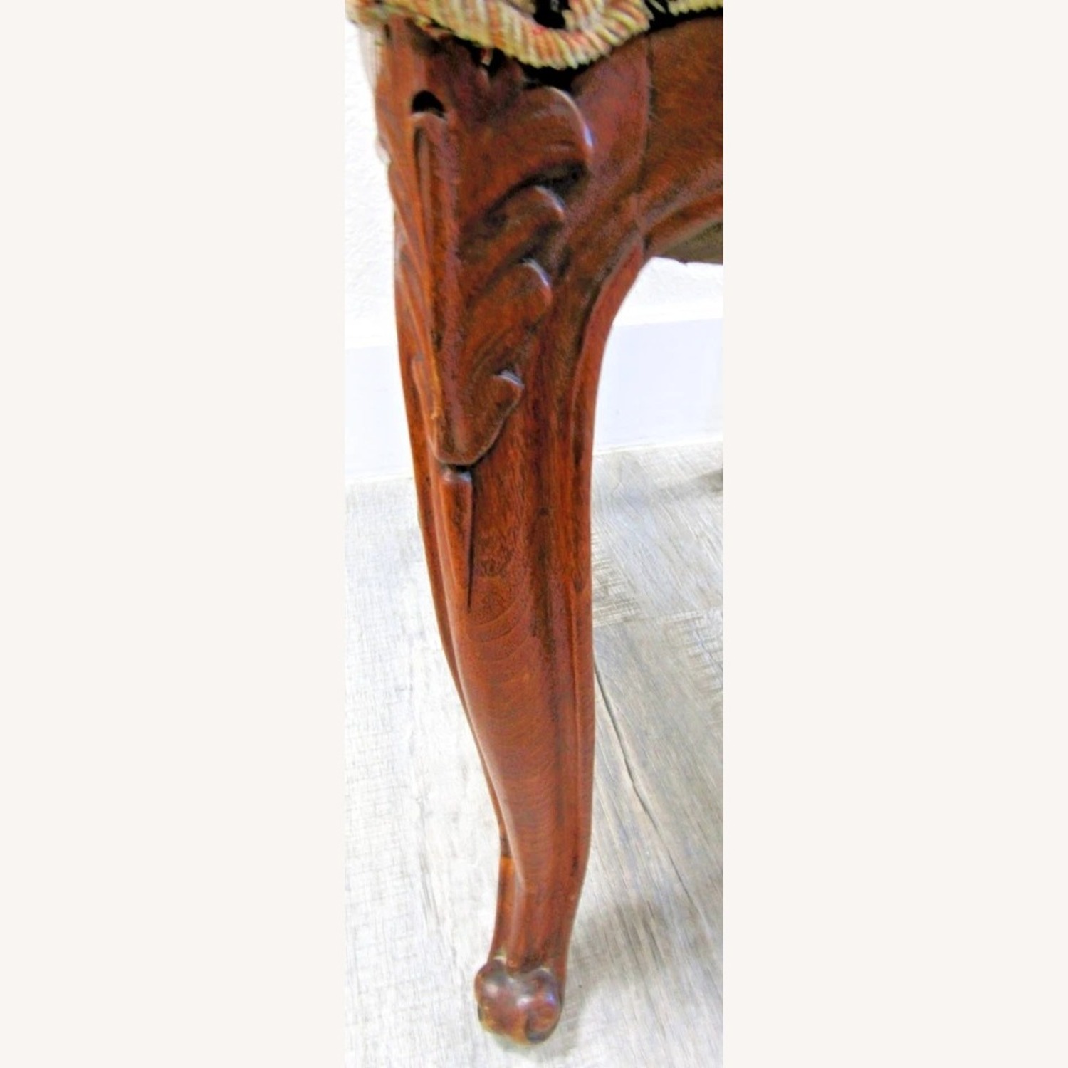 Antique Victorian Walnut Balloon Back Side Chair - image-13