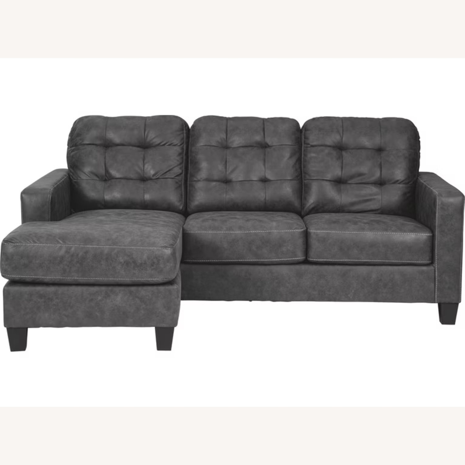 Venaldi Leather Sofa Chaise - image-6