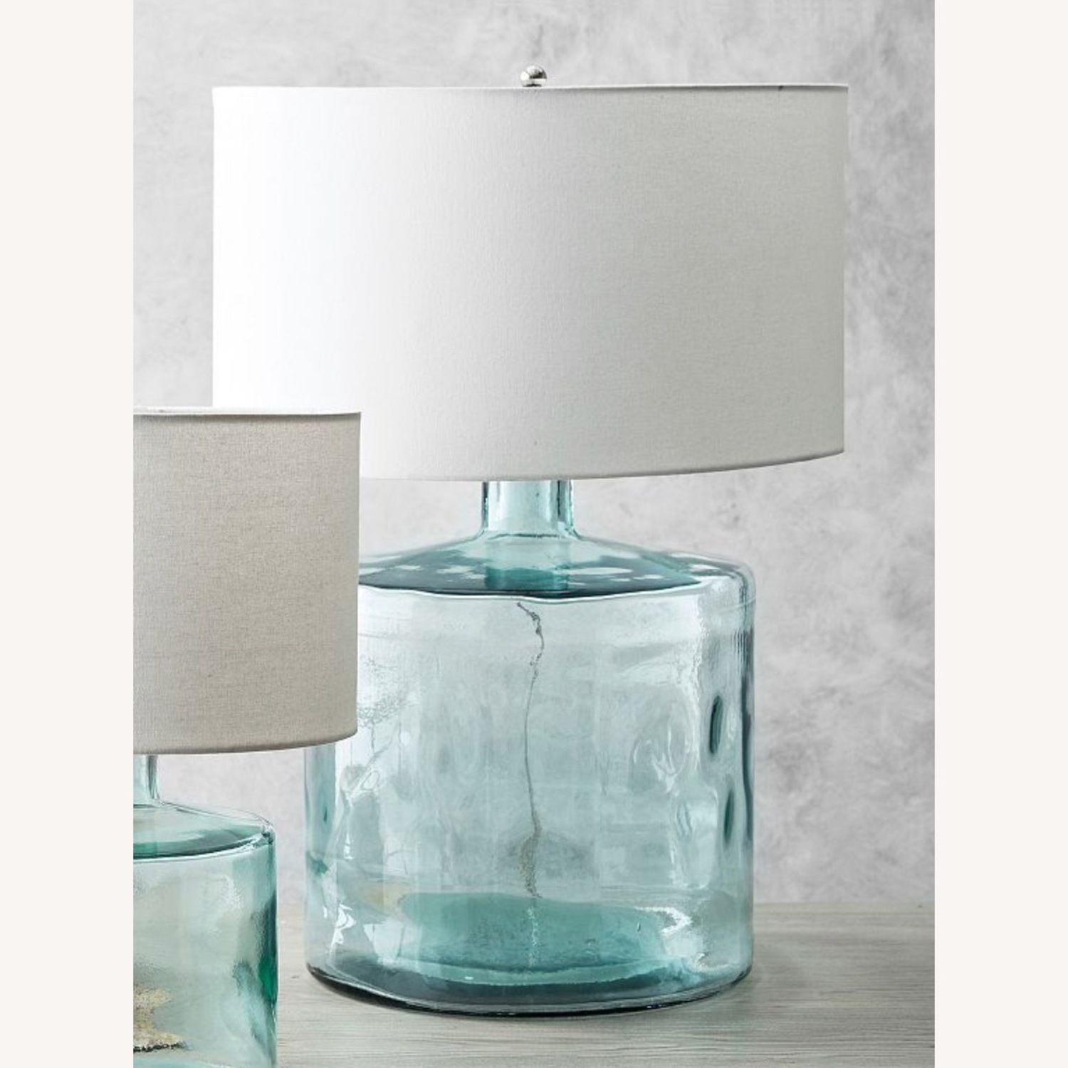 Pottery Barn Mallorca Recycled Glass Table Lamp - image-2