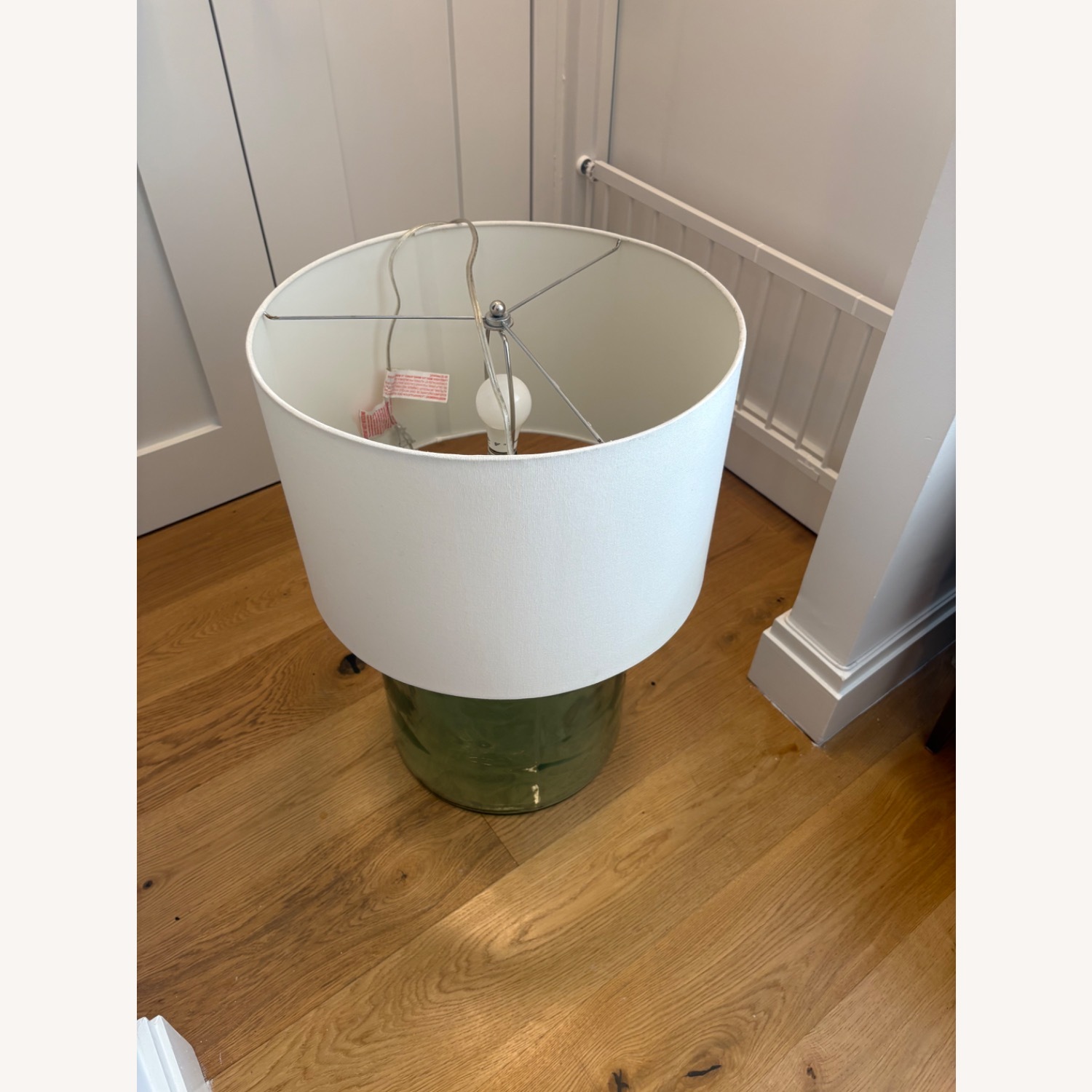 Pottery Barn Mallorca Recycled Glass Table Lamp - image-4