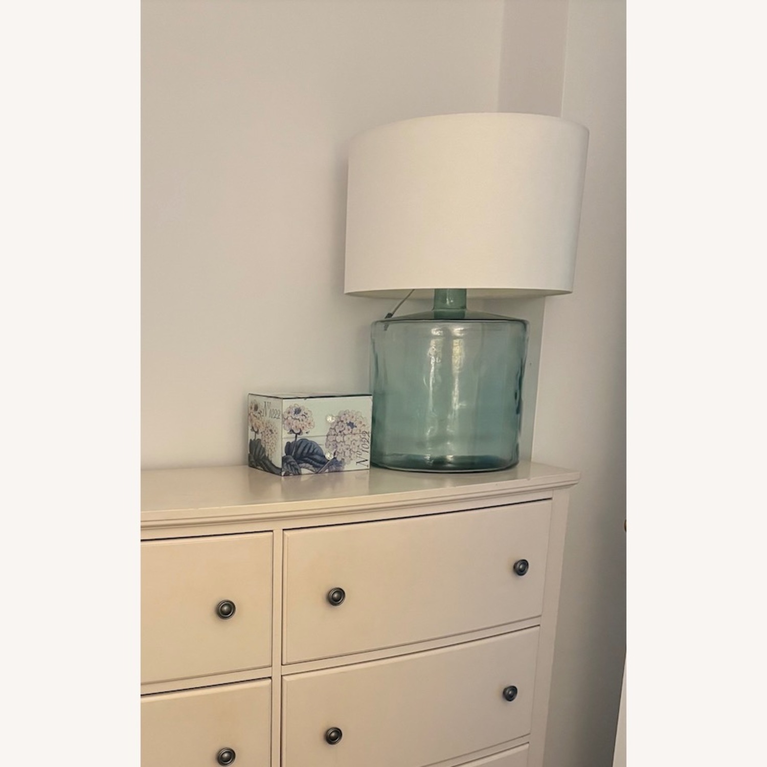 Pottery Barn Mallorca Recycled Glass Table Lamp - image-1
