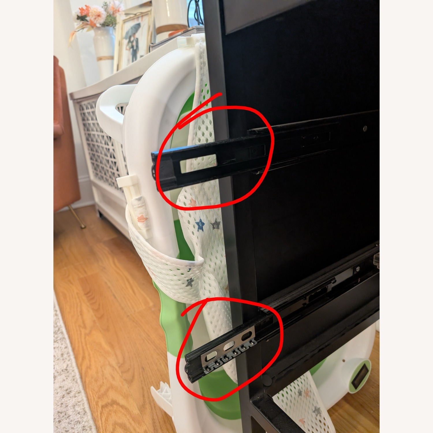 Pottery Barn Neve Cane 6-Drawer Dresser - image-4