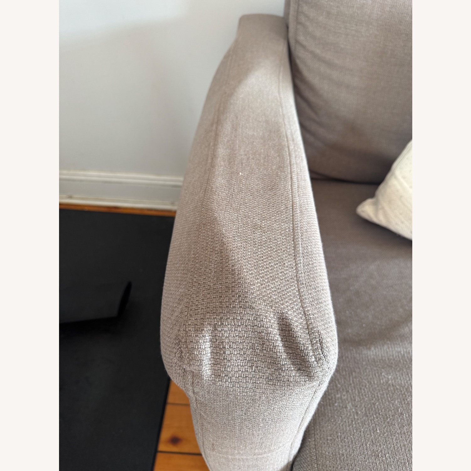 Light Brown Fabric 2 Piece Sectional - image-2