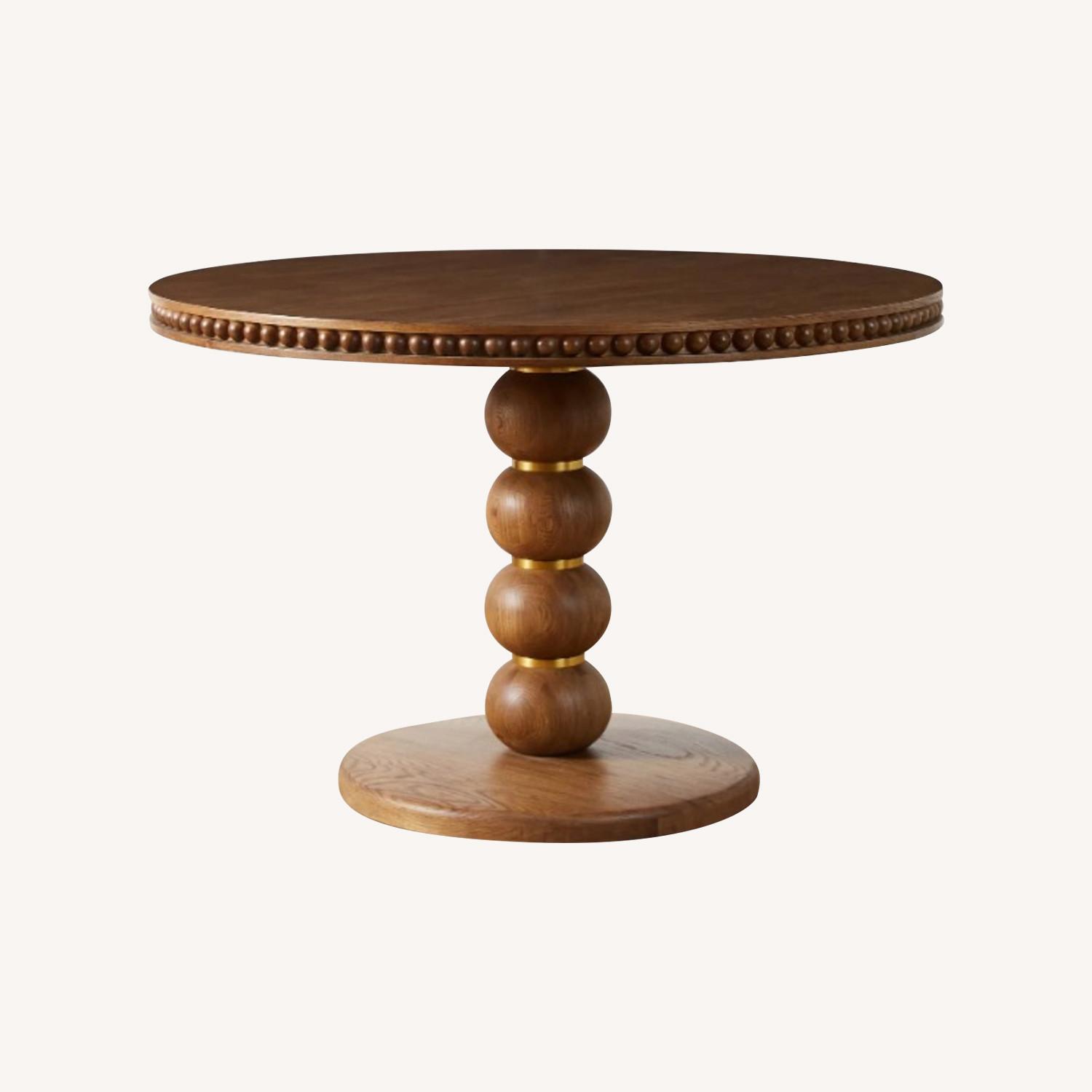 Soho Home Dark Brown Wood Dining Table - image-0