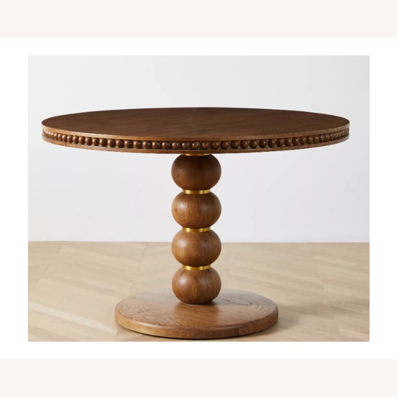 Soho Home Dark Brown Wood Dining Table - image-1