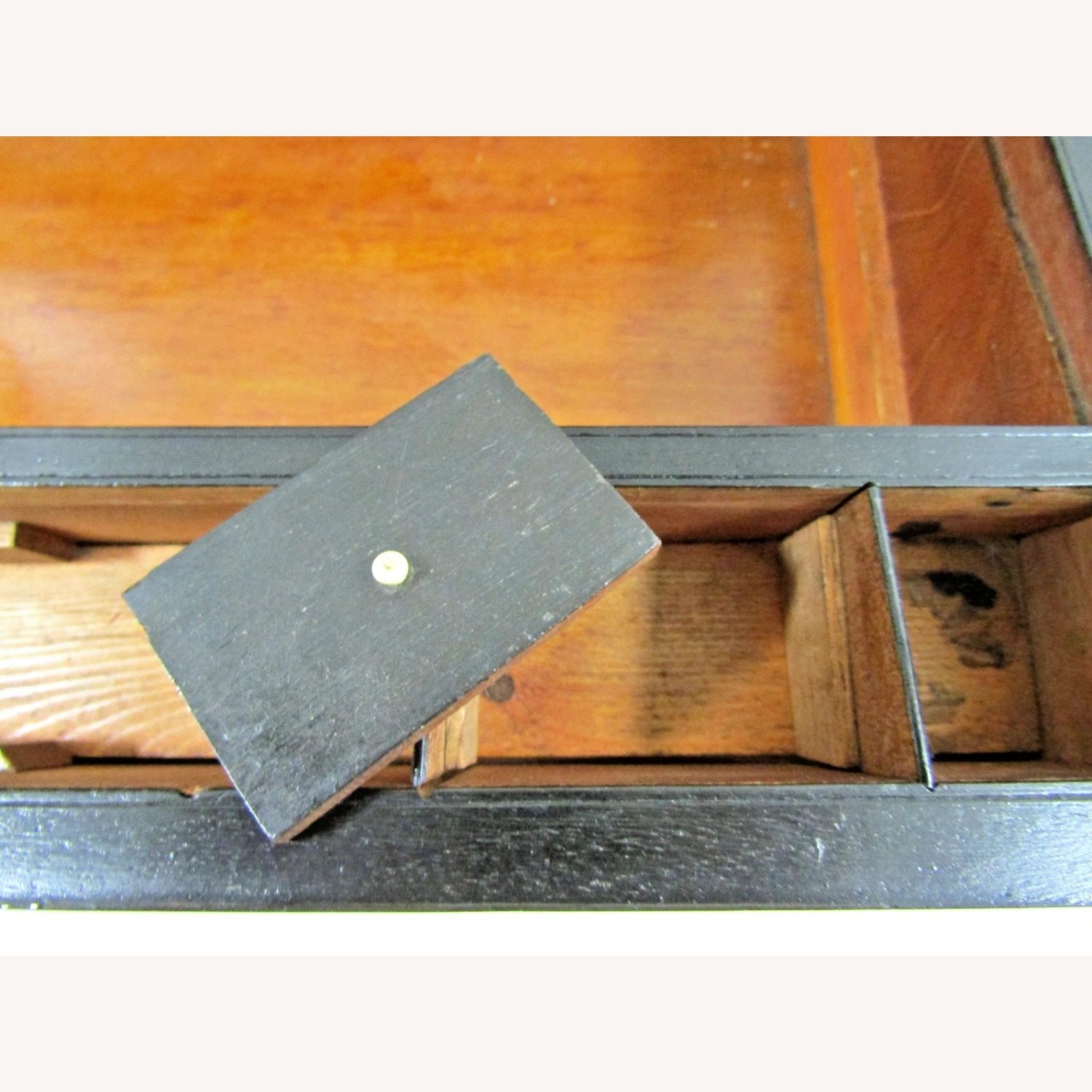 Victorian Walnut Parquetry Inlaid Writing Slope - image-10