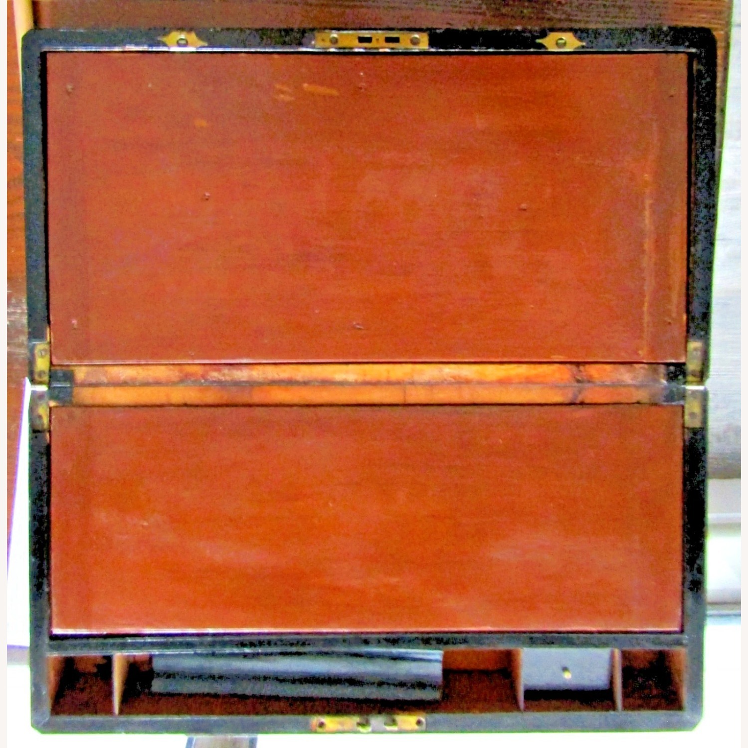 Victorian Walnut Parquetry Inlaid Writing Slope - image-21