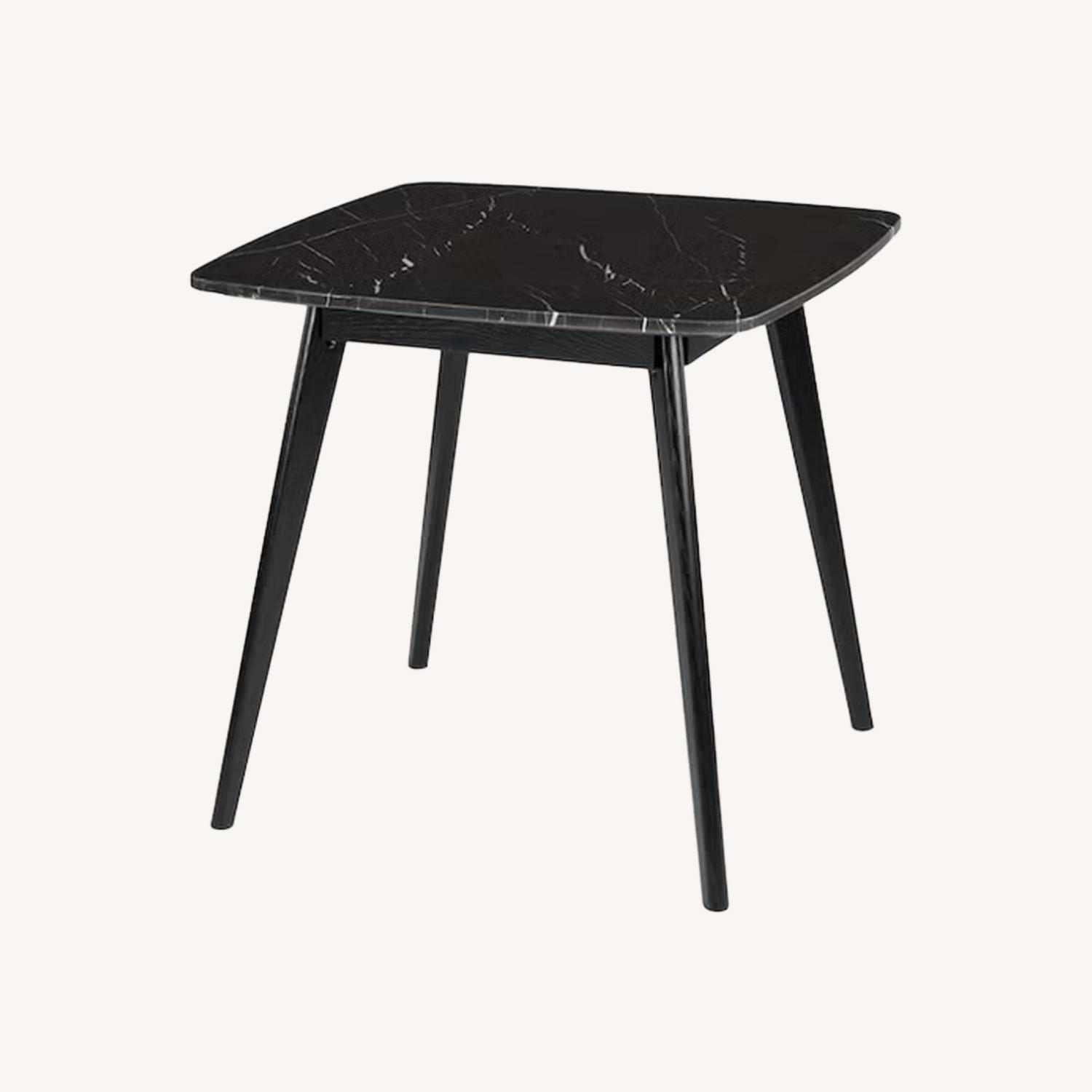 Article Vena Black Marble Cafe Table - image-0