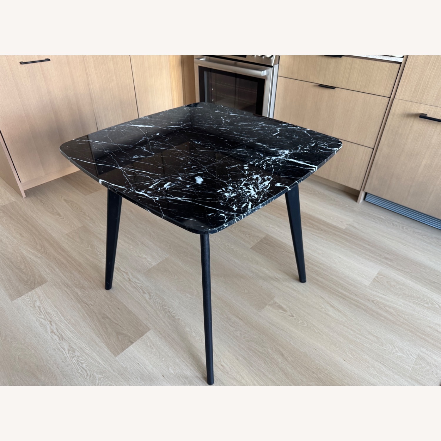 Article Vena Black Marble Cafe Table - image-1
