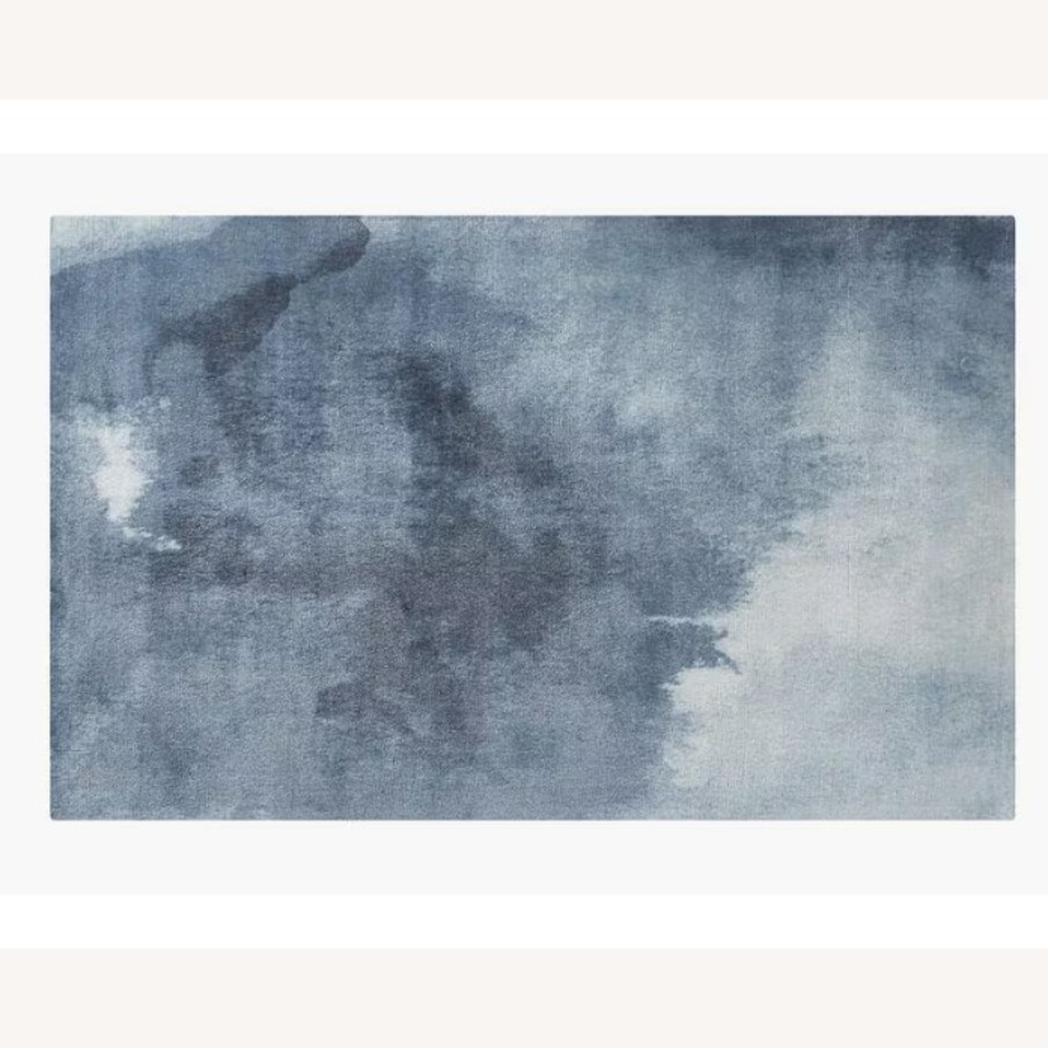CB2 Wash Blue Watercolor Rug 5' x 8' - image-0