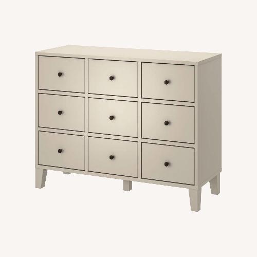 Used IKEA Bryggja Light Brown 9-drawer Wood Dresser for sale on AptDeco