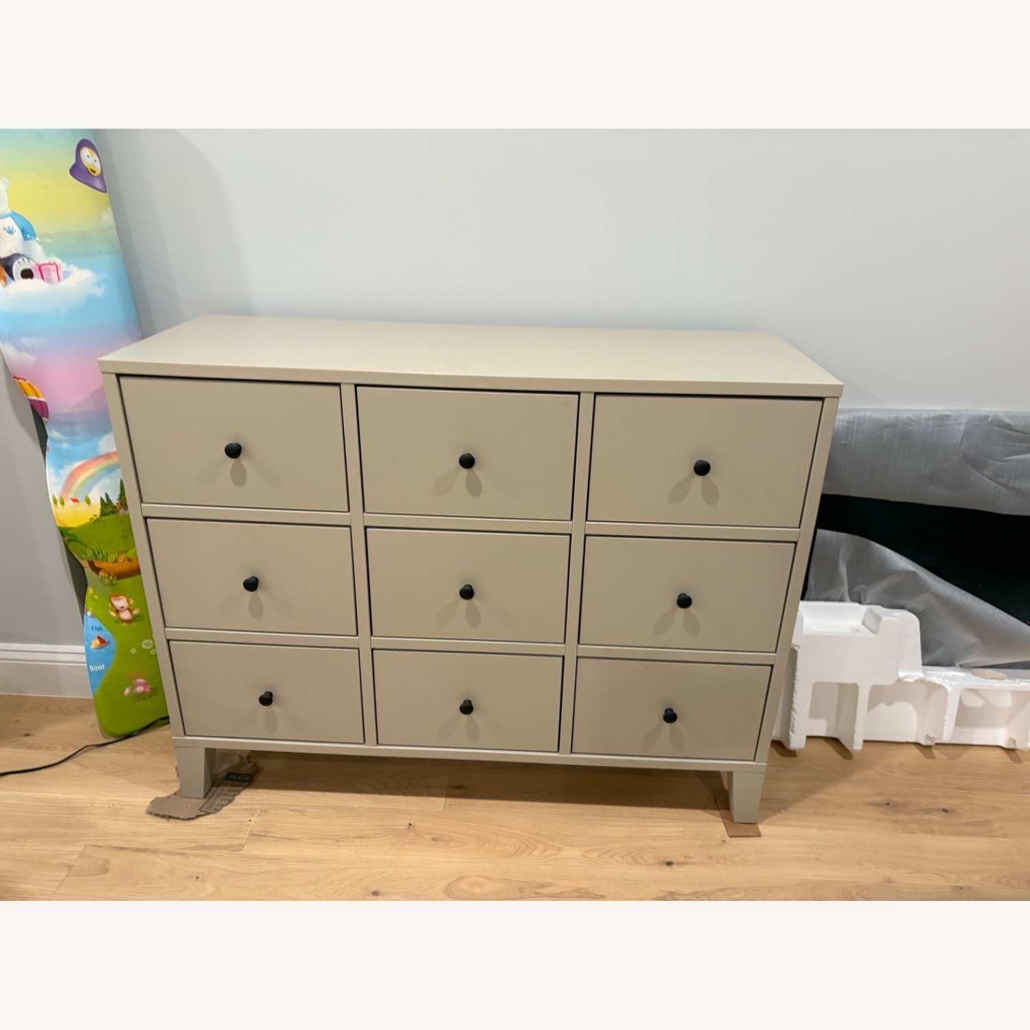 IKEA Bryggja Light Brown 9-drawer Wood Dresser - image-5