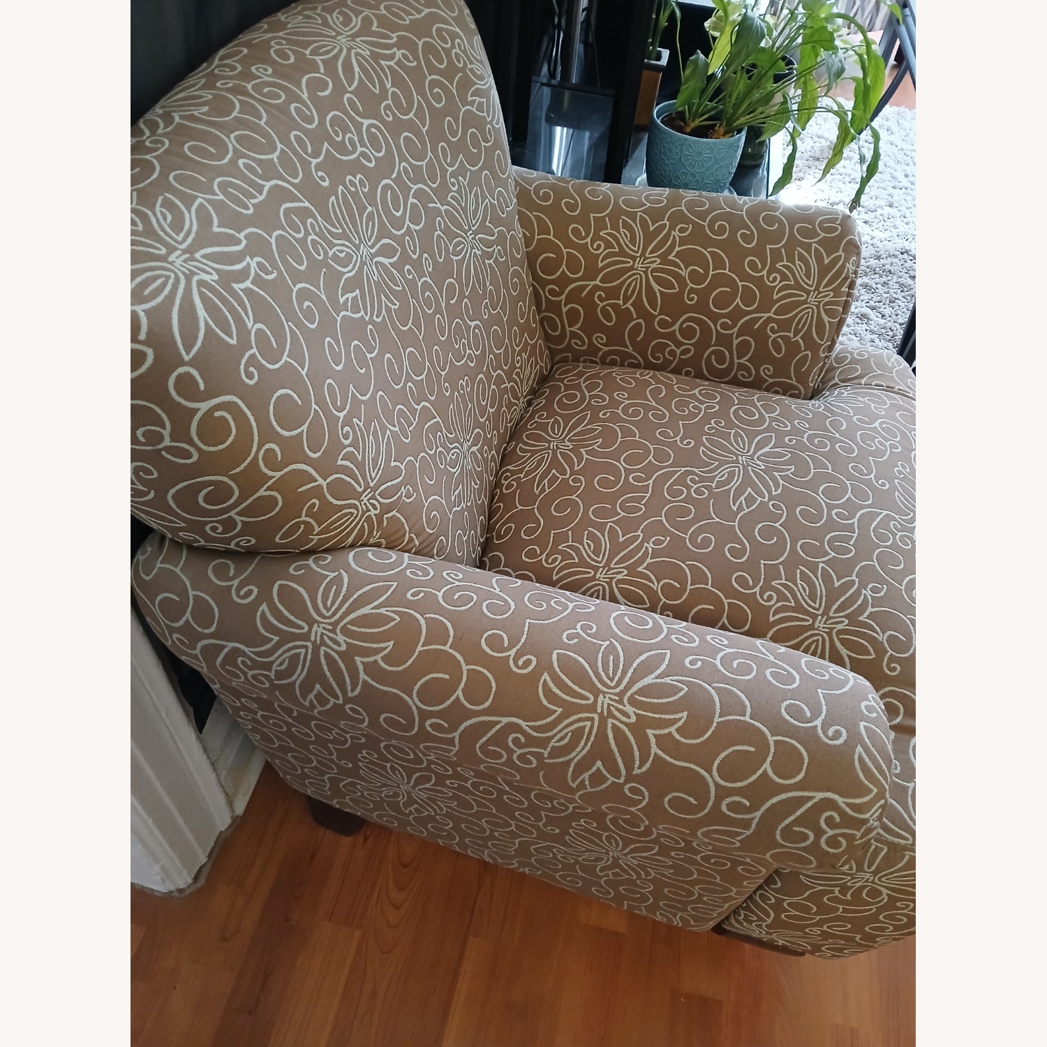 Overstock Fabric Armchair - image-2