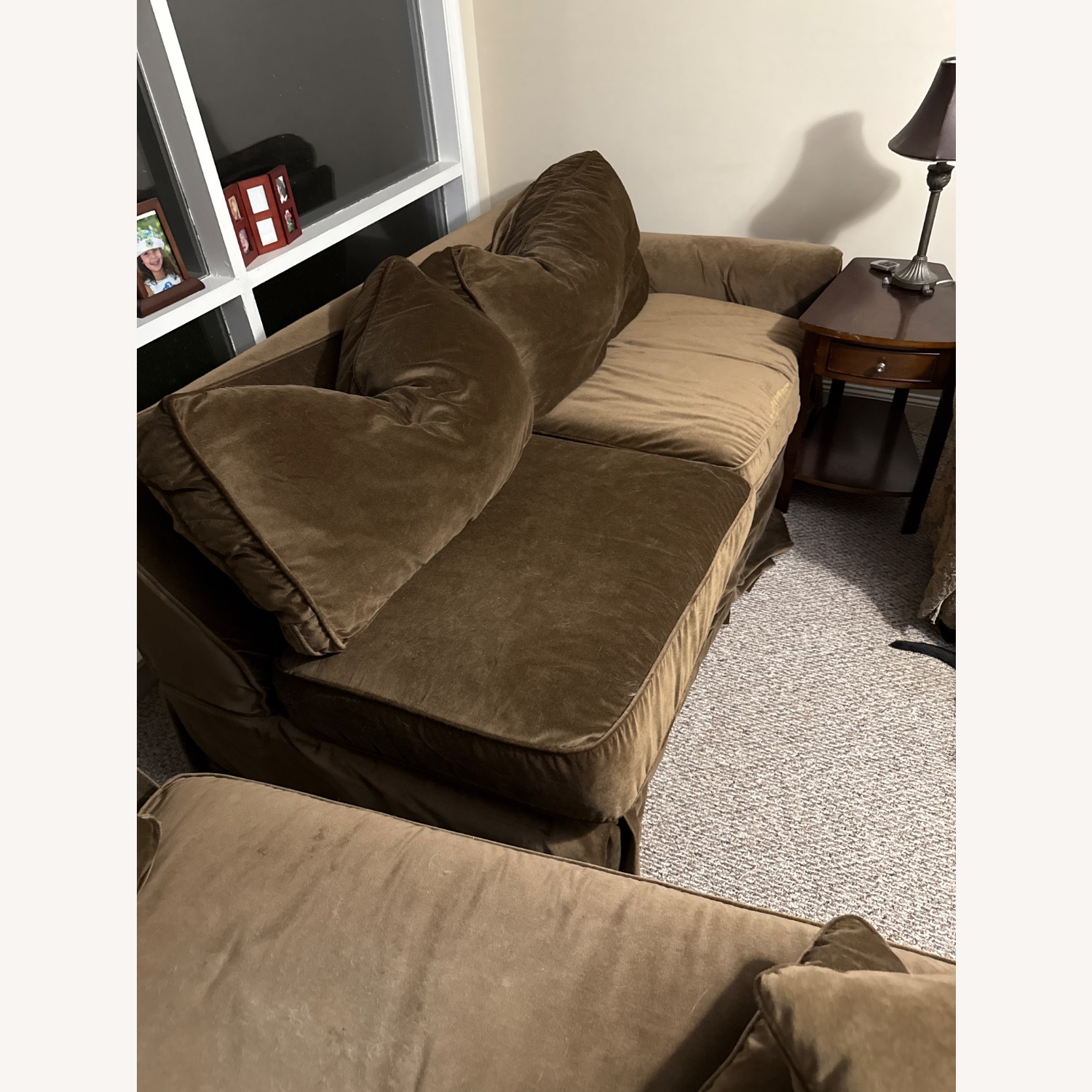 Lee Industries Dark Brown 2 Piece Sectional - image-4