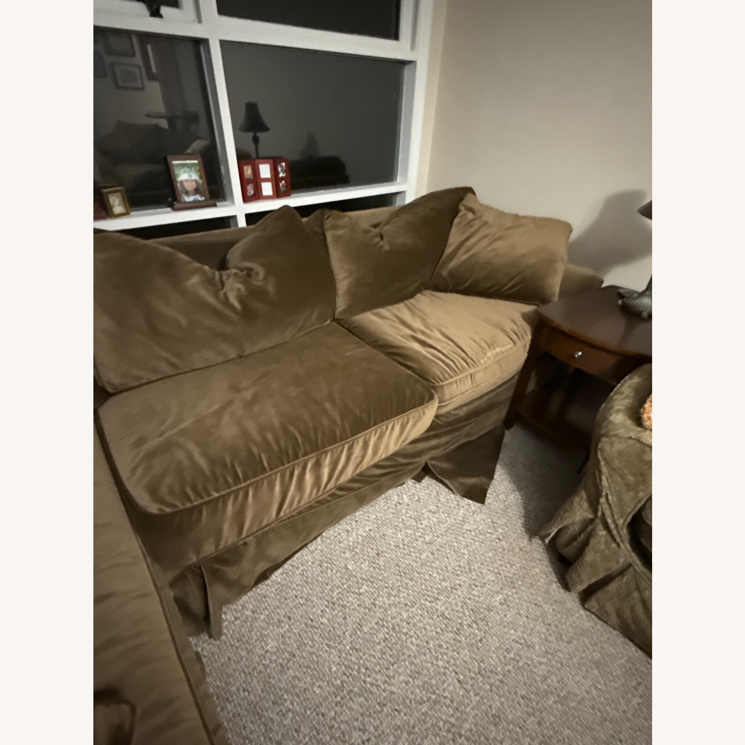 Lee Industries Dark Brown 2 Piece Sectional - image-7