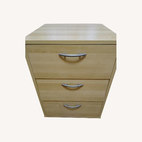 Used IKEA Goliat Natural Wood Dresser for sale on AptDeco