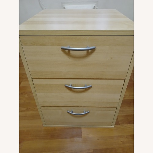 Used IKEA Goliat Natural Wood Dresser for sale on AptDeco