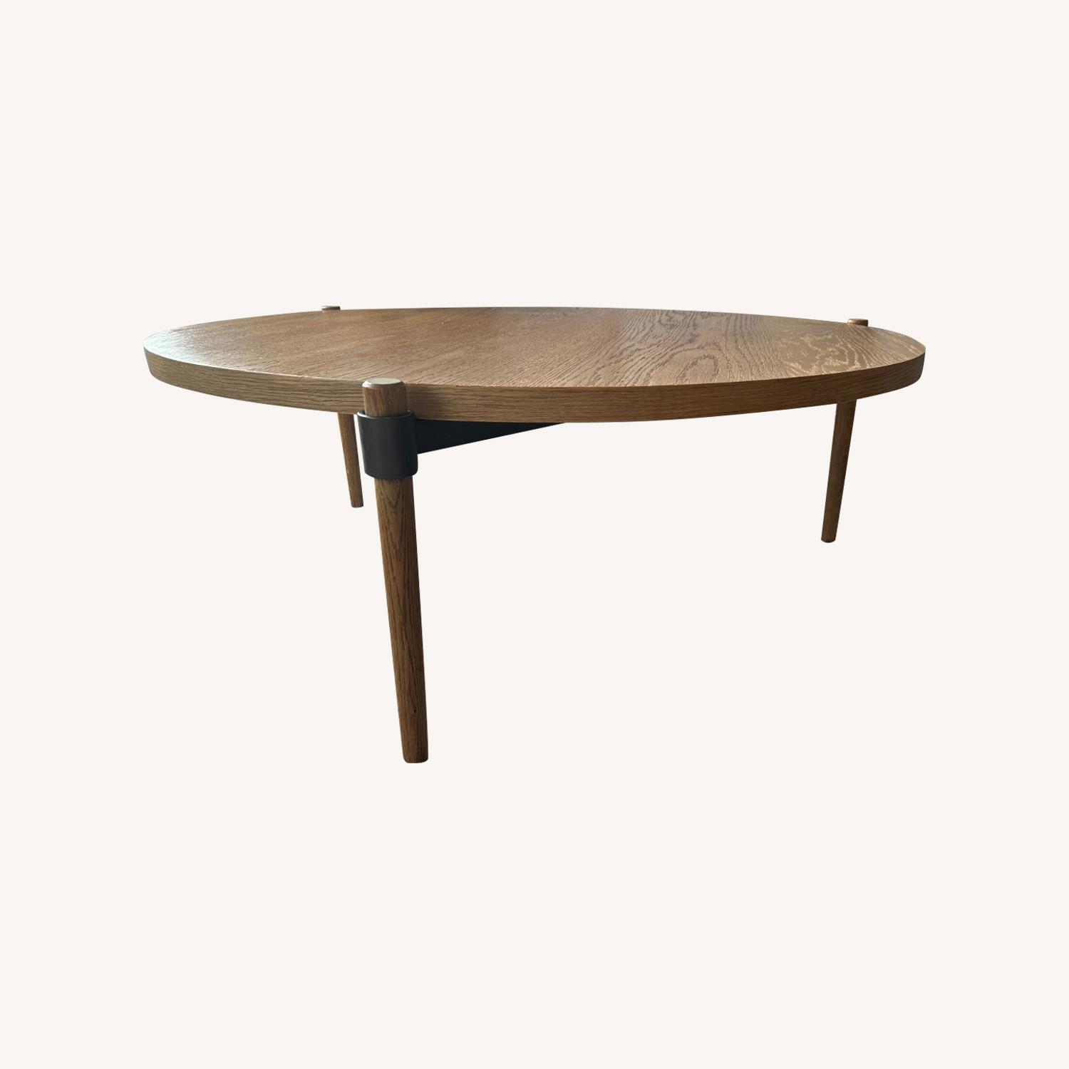 Burke Décor 39" Oak Coffee Table - image-0