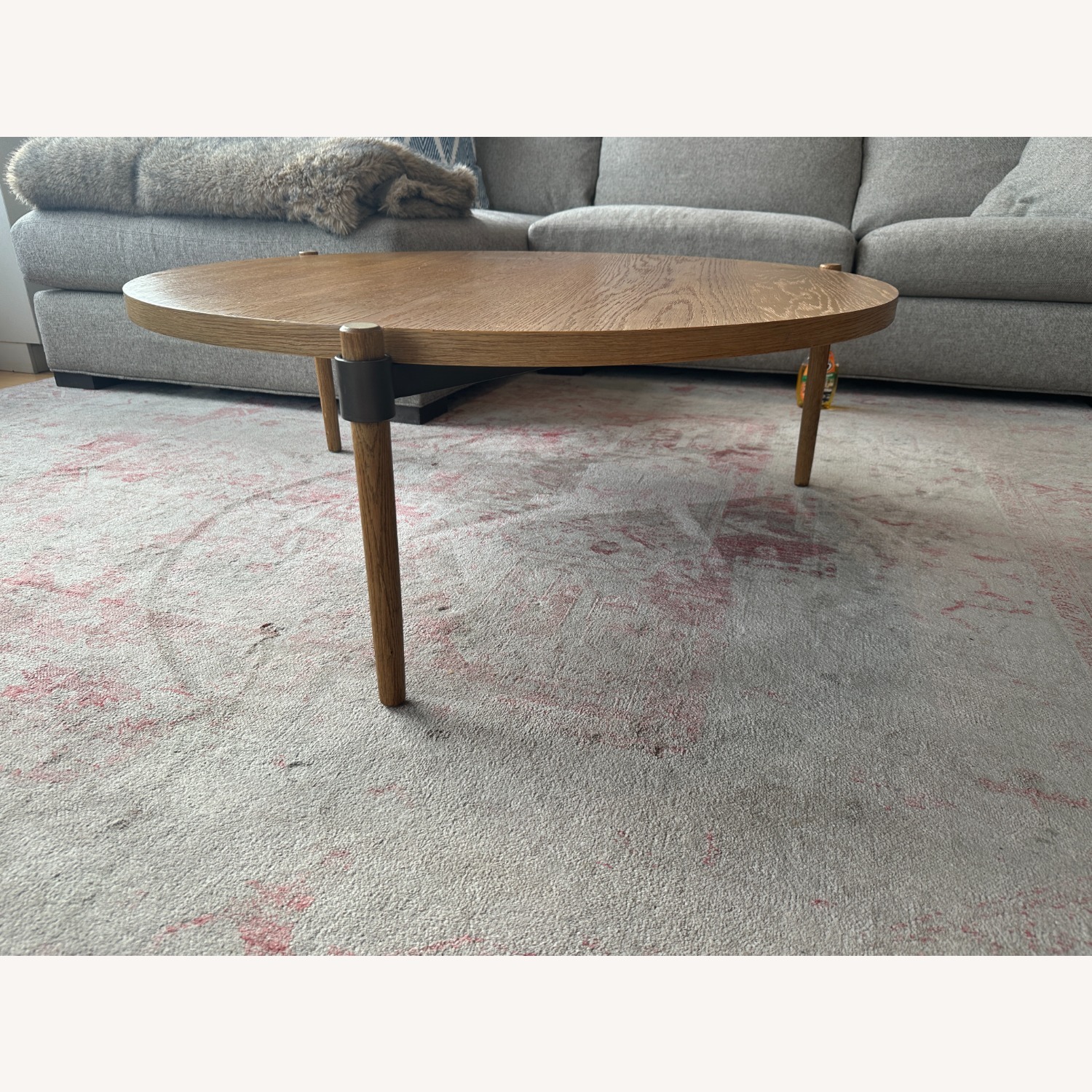 Burke Décor 39" Oak Coffee Table - image-2