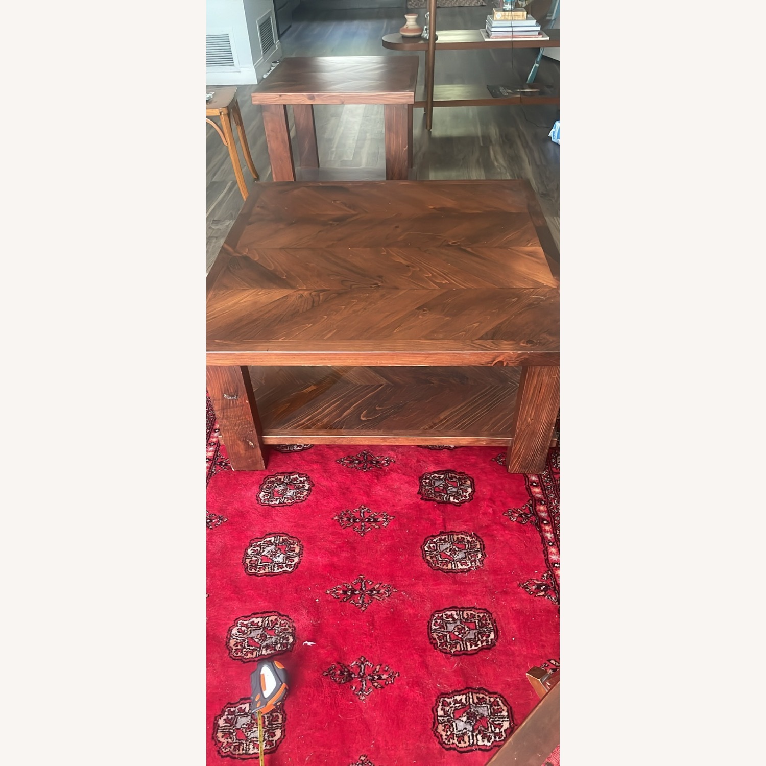 Fama Creations Handmade Natural Wood Coffee Table - image-1