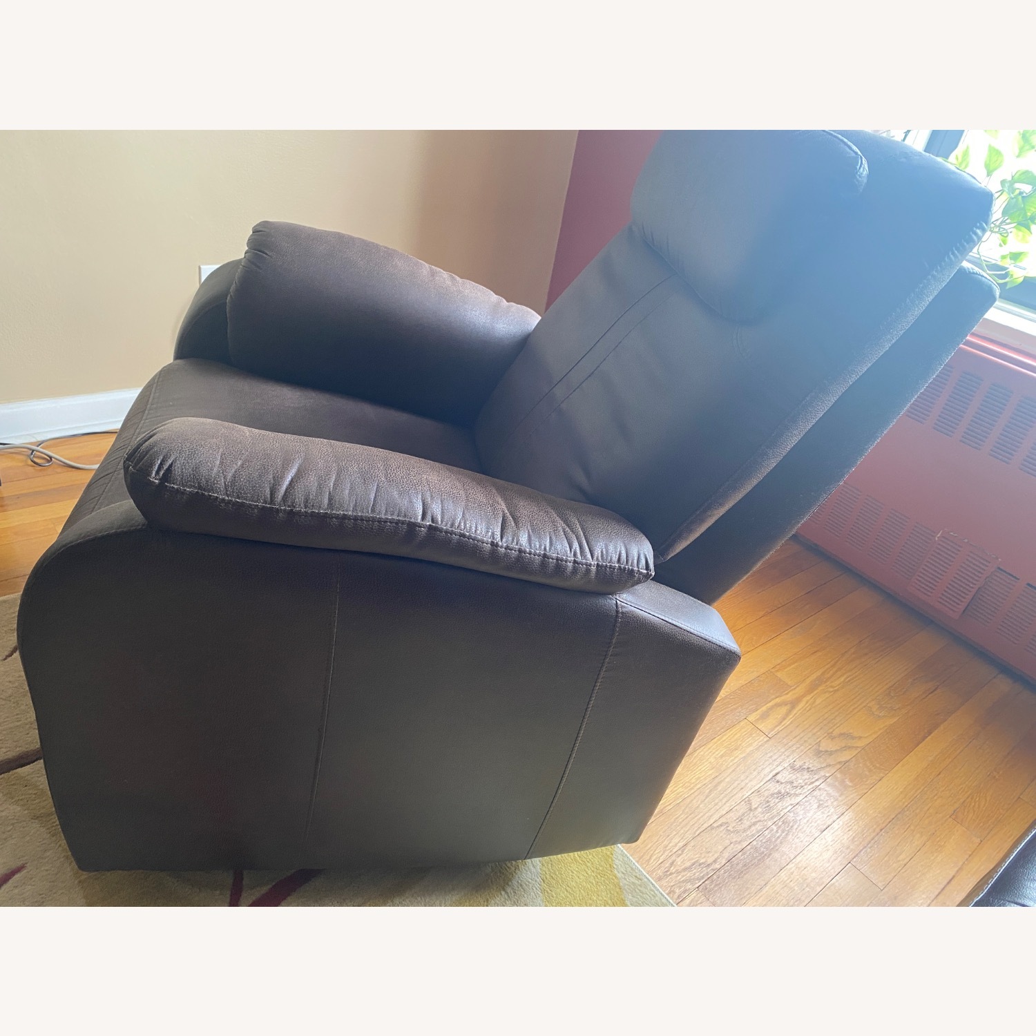Raymour & Flanigan Dark Brown Recliner - image-4