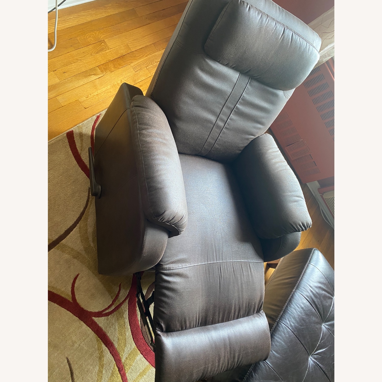 Raymour & Flanigan Dark Brown Recliner - image-2