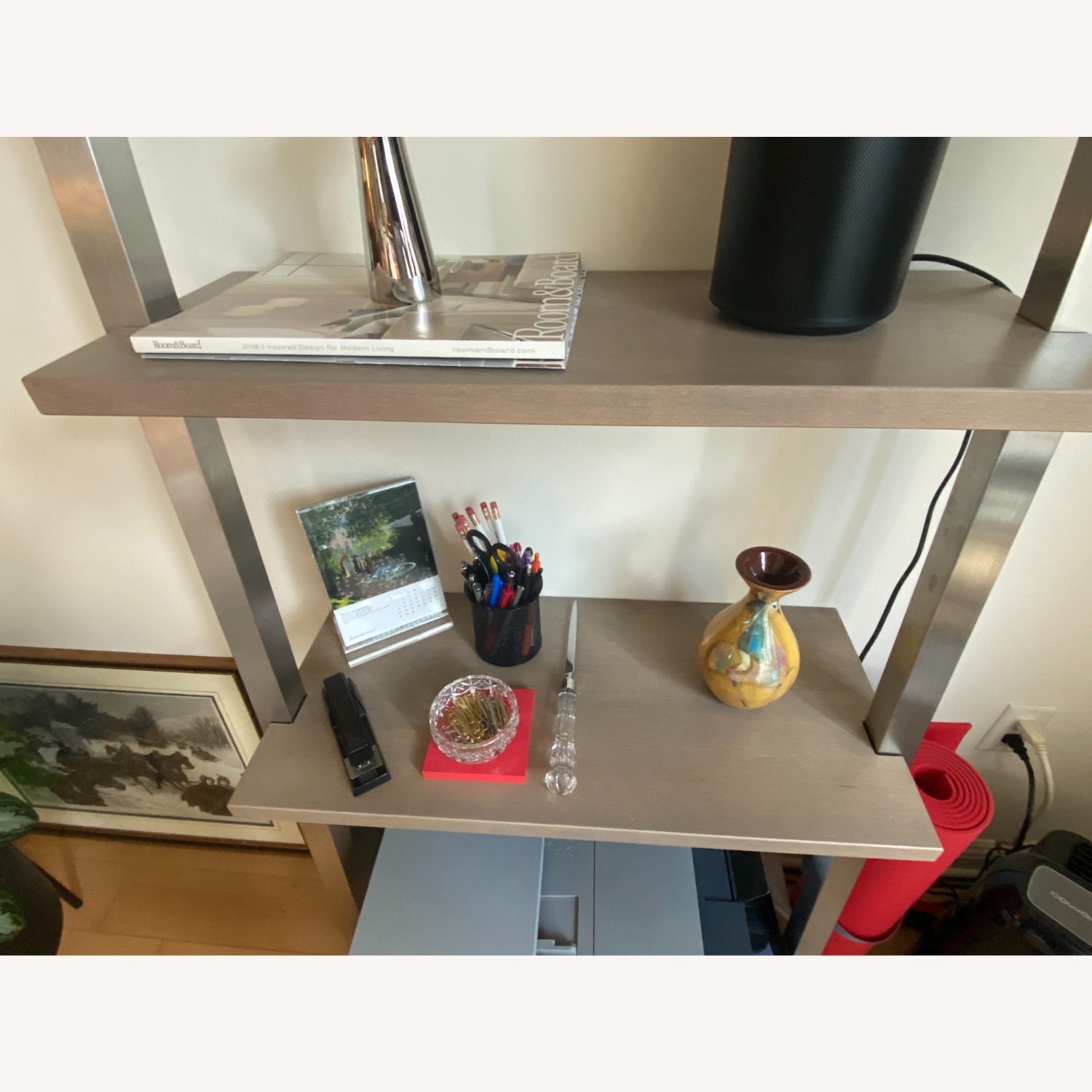 Room & Board Gallery Leaning Shelves Bookcase - image-3